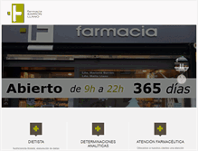 Tablet Screenshot of farmacia-cruces.com